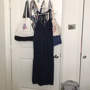 Navy Long Dress
